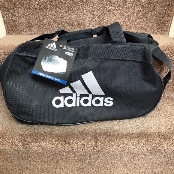 adidas Bags Adidas Diablo Small Duffel Hex Gym Bag New Gray Poshmark